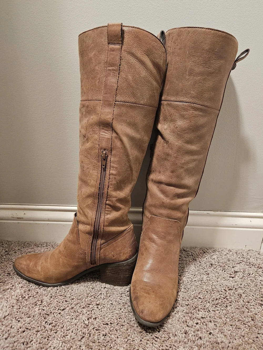 Vince Camuto Mordona Boot In Distressed Brown